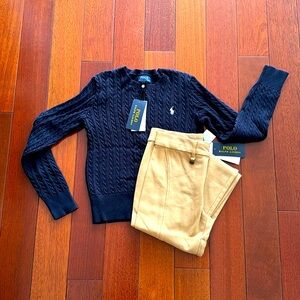 Girls school uniform clothing set